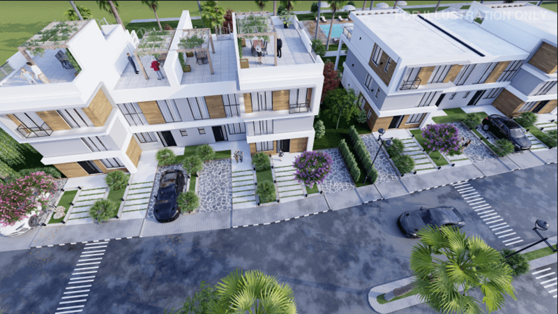 Caesar Breeze Konut Projesi | شرکت مهاجرتی البرز گروپ قبرس | مهاجرت قبرس شمالی | خرید ملک قبرس شمالی | اقامت قبرس شمالی